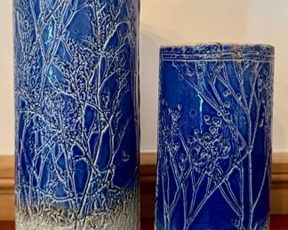 Tenmoku Pottery Vases