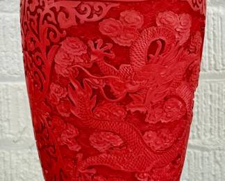 Cinnabar Vase