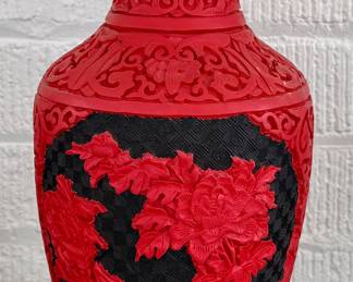 Cinnabar Vase