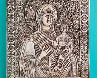 Virgin Mary & Christ Wall Plaque