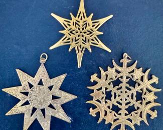 Sterling Silver Ornaments