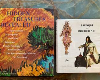 Hidden Treasures Revealed & Baroque & Rococo Art Coffee Table Books