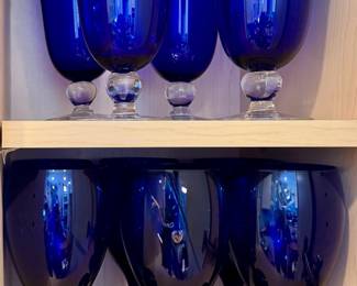 Cobalt Blue Drinking Glasses