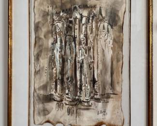 Marchi Signed Watercolor