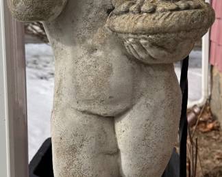 Cement Garden Statue