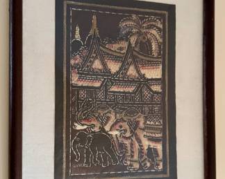 Thai Silk Painting