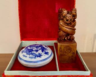 Chinese Seal Stamp Set