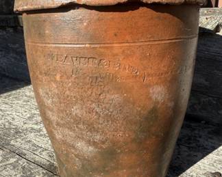 Antique Knoxville TN Tennessee Pottery Stoneware Crock Weaver Brothers 19thC Jug