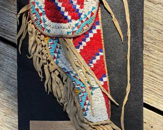 Northern Plains Sioux Native American Pistol Holster
