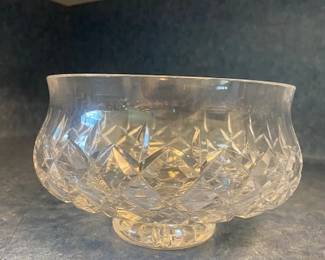Waterford Vintage Lismore Footed Crystal Bowl, 7'5" Round