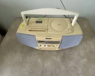Vntage Sony Boombox, CFD-V15 Portable Stero, D/D Cassette Player, AM/FM