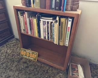 Books and bookshelf