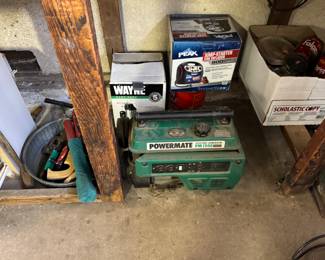 Generator, Sump pump, Jump starter