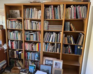 Books and bookshelf