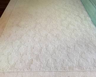 #14 - $140 - Yellow area rug 8'11x11'11
