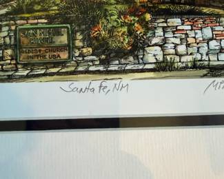 #67C - $80 - San Miguel Chapel Santa Fe, NM by Miro Kenarov