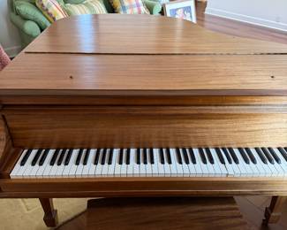 #5 - $1,250 - Wurlitzer Piano with bench 54wx54dx38t price 