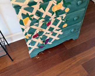 #25B - $110  -Painted 3 drawer chest
