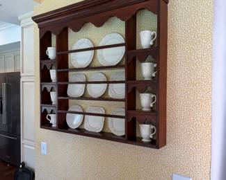 #28 - $190 - Plate rack 4ftx42tx6.5d
