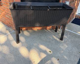 #85A - $58 - Resin standing planter
