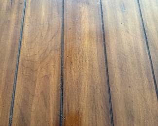 #20 - $200 - Wrought iron and wood coffee table 50wx30dx20t