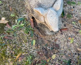 #85 - $16 -  Concrete armadillo