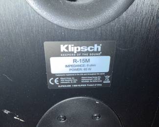 #67B - $92 - Klipsch R-15M speakers 7wx13t