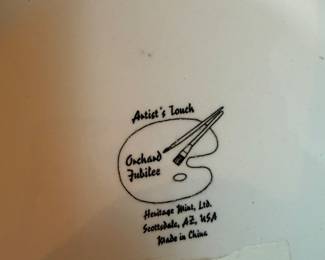 #34C - $310  - Vintage Artist touch "Orchard jubilee" 52 pieces