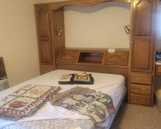 Oak Wall unit $75
Mattress Set $40