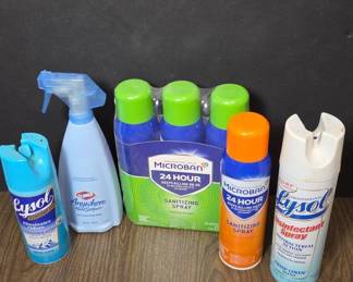 	Sanitizing Sprays and Cleaner