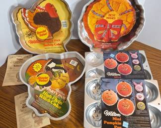 	Vintage Wilton Cake Pans and Inserts