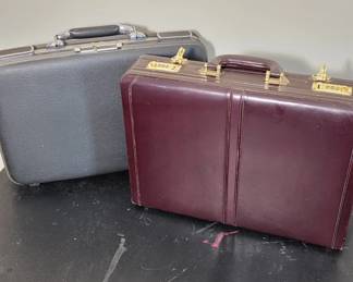 	Two Briefcases With Combination Locks