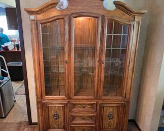 	Stanley Furniture Lighted China Cabinet