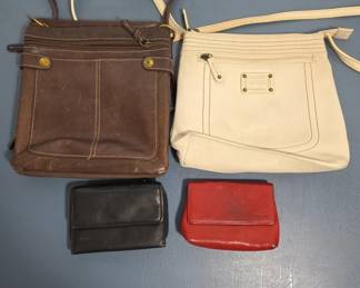 Fossil Leather Handbags and Wallets