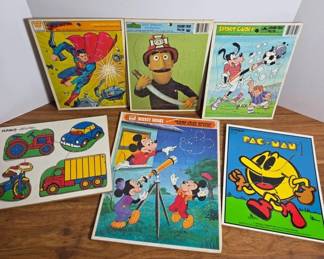 Frame-Tray Puzzles Lot