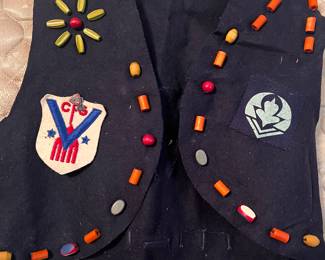 Vintage Camp Fire Girl vest