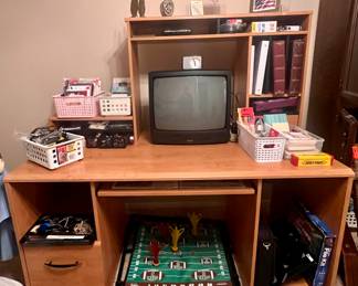 Heavy computer desk and office items