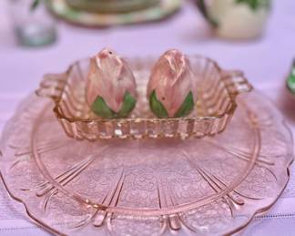 Pink Depression glass