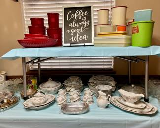 Johann Haviland Bavaria Chippendale china. 12 place settings with serving pieces...Mint!