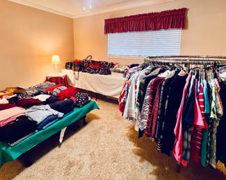 Lots of sweaters to choose from