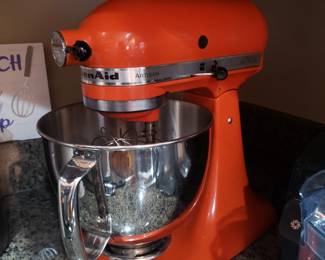 Persimmon Kitchen Aid stand mixer