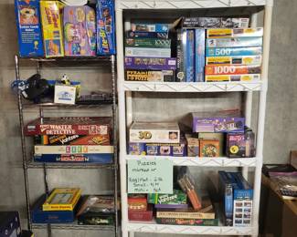 board games and puzzles