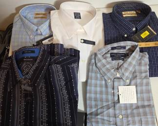 Men’s Dress and Casual Shirts L & XL