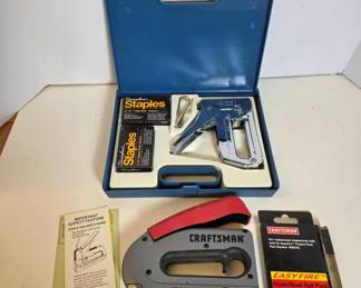 Staple Gun Set with Case and Accessories