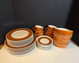 Franciscan Discovery Terra Cotta Dinnerware Set