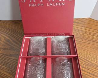 Ralph Lauren Safari Glass Set in Box
