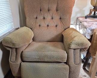 Tan Flexsteel Recliner with Wear