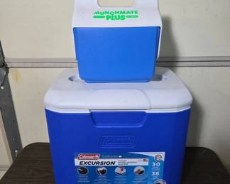 Coleman Excursion and Igloo Munchmate Coolers