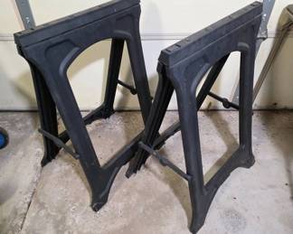 Folding Plastic Sawhorses