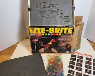 Lite-Brite Toy With Accessories